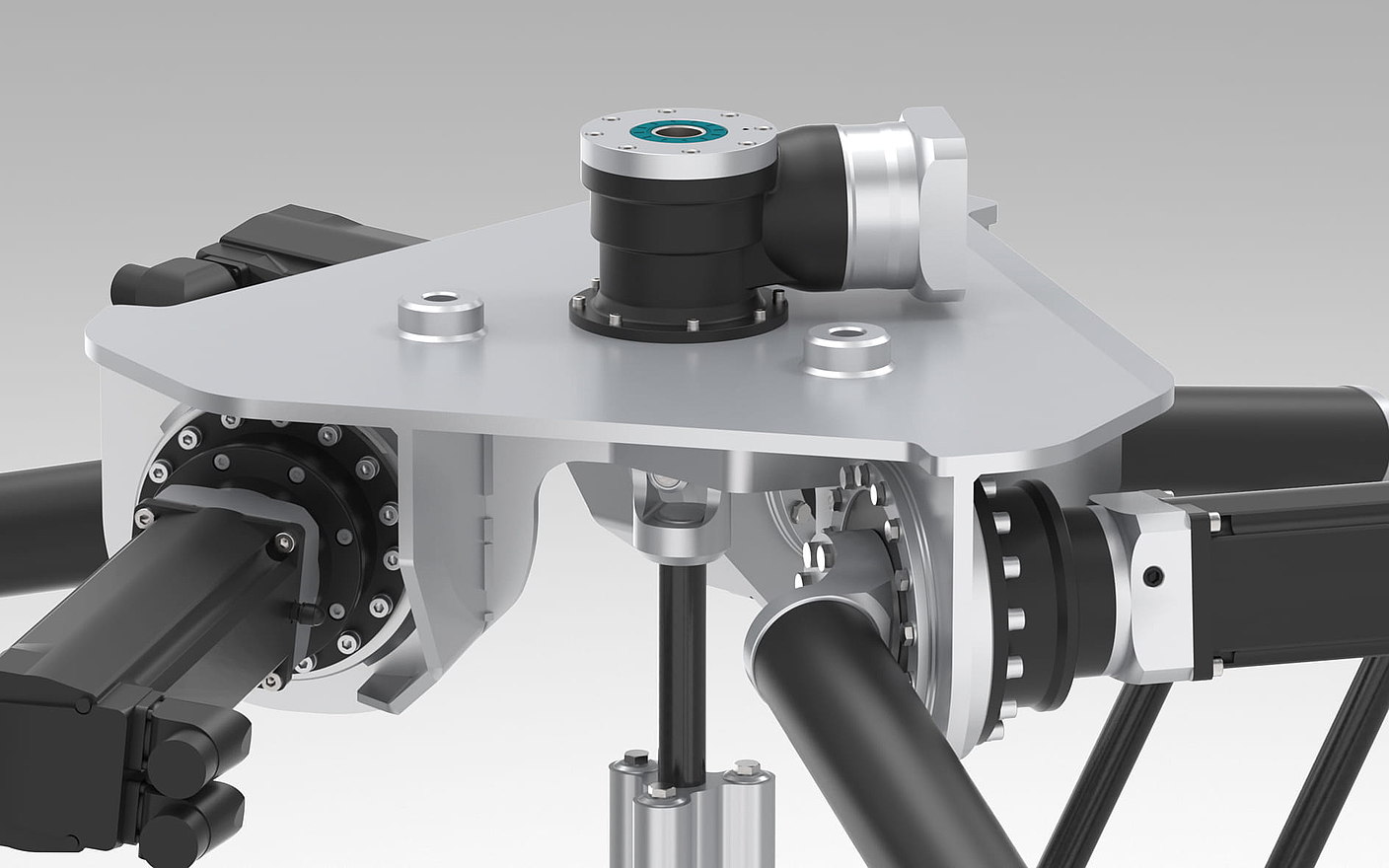 Reductor de ángulo para eje de rotación