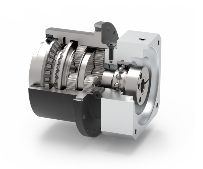 Gearbox for automated guided vehicles